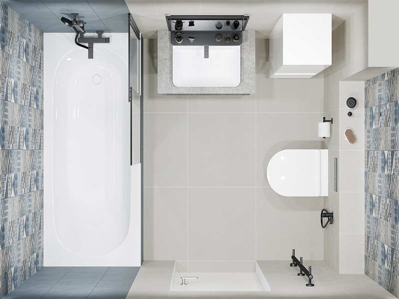 Ванная комната Онда синий Ванная комната Онда синий