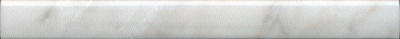 Бордюр Каприччо белый глянцевый 20x2x0,9
