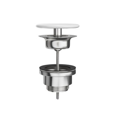 Донный клапан фиксированный с керамической крышкой