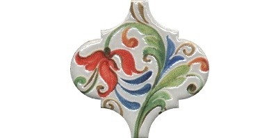 Декор Арабески Тоскана 6 глянцевый 6,5x6,5x0,7