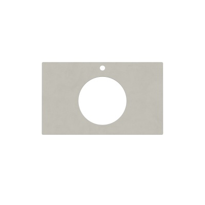 Столешница для полувстраиваемых раковин Про Чементо 80, серый светлый натуральный Столешница для полувстраиваемых раковин Про Чементо 80, серый светлый натуральный