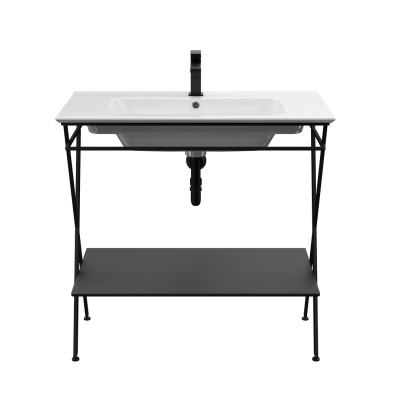 Металлическая структура Piano Next/Пиано Некст напольная 85, черная матовая Металлическая структура Piano Next/Пиано Некст напольная 85, черная матовая