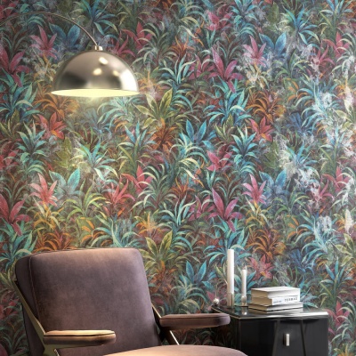 Обои виниловые Экзотика мотив, цветной