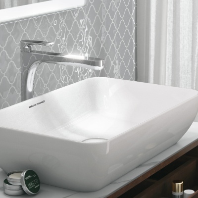 Смеситель для раковины OLE однорычажный высокий без донного клапана, хром глянец Смеситель для раковины OLE однорычажный высокий без донного клапана, хром глянец