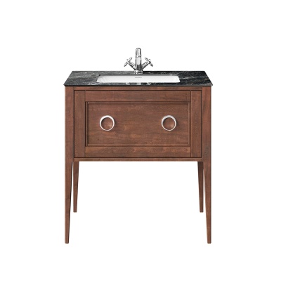 Тумба PLAZA Classic NEO напольная с ящиком 80, орех матовый