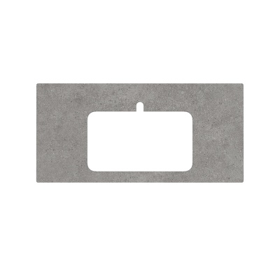 Столешница из керамогранита Фондамента 100, серая Столешница из керамогранита Фондамента 100, серая