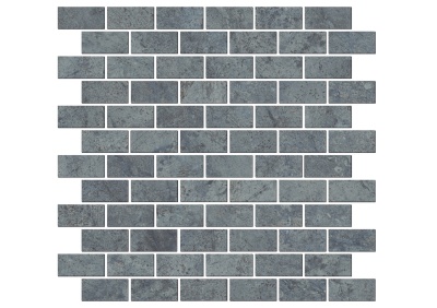 Декор Эвора мозаичный синий светлый глянцевый 32x30x0,9