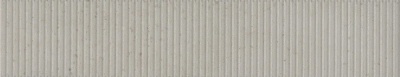 Бордюр Скарпа серый светлый матовый структура 40,2x7,7x0,8