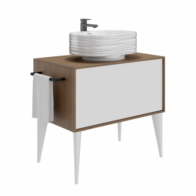 Раковина ARTBASIN Sabbia/АртБейзин Саббья накладная 50, белая глянцевая Раковина ARTBASIN Sabbia/АртБейзин Саббья накладная 50, белая глянцевая