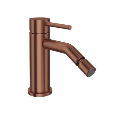 Смеситель для биде Eterna/Этерна с донным клапаном, брашированная медь