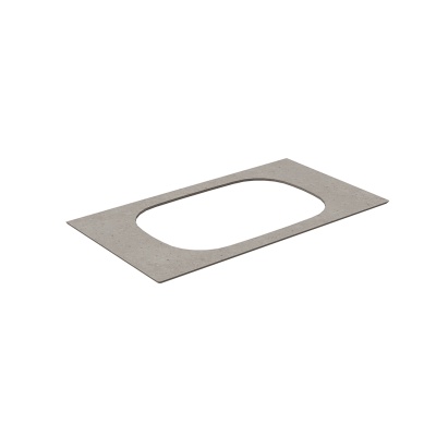 Столешница Magica/Маджика Риккарди 90 см, серая матовая (без отв. под смеситель) Столешница Magica/Маджика Риккарди 90 см, серая матовая (без отв. под смеситель)