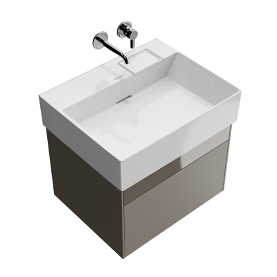 Тумба Logica/Лоджика подвесная 2 ящика 60 см, песчаный Тумба Logica/Лоджика подвесная 2 ящика 60 см, песчаный