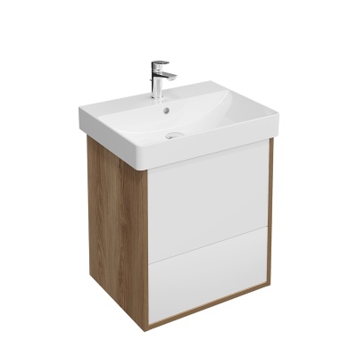 Тумба Pro/Про подвесная 2 ящика 55, швейцарский вяз