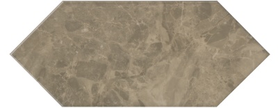 Бикуш бежевый темный глянцевый 14x34x0,69