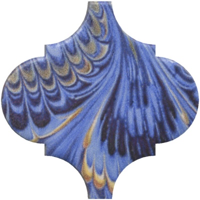 Декор Арабески Венеция синий матовый 6,5x6,5x0,69 Декор Арабески Венеция синий матовый 6,5x6,5x0,69