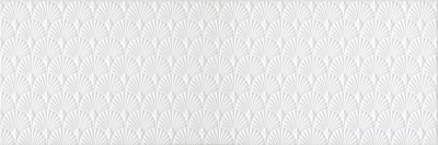 Гарса структура белый матовый обрезной 25x75x0,9