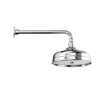 Душевая лейка MUSE "тропический дождь" с кронштейном, хром глянец Душевая лейка MUSE "тропический дождь" с кронштейном, хром глянец