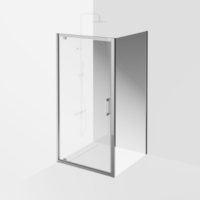 Душевая боковая панель Vetro/Ветро, 100х195, хром Душевая боковая панель Vetro/Ветро, 100х195, хром