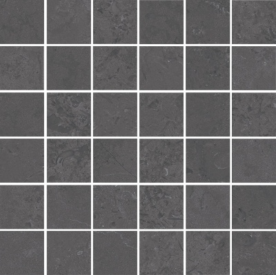 Декор Про Лаймстоун серый темный матовый мозаичный 30x30x1,1