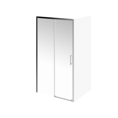 Душевая дверь VETRO, раздвижная, 110х195, хром