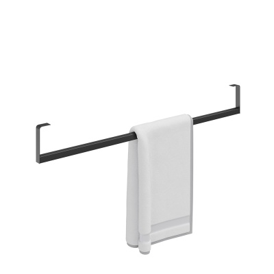 Держатель для полотенец к раковинам Logica/Лоджика 90 с крепежом, черный матовый Держатель для полотенец к раковинам Logica/Лоджика 90 с крепежом, черный матовый