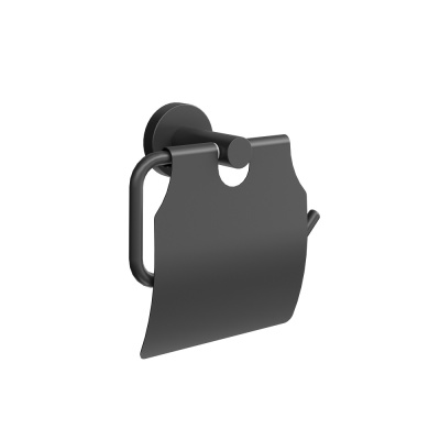 Держатель для туалетной бумаги Изола настенный, черный матовый Держатель для туалетной бумаги Изола настенный, черный матовый