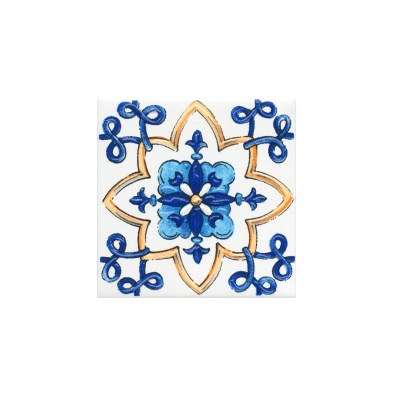 Вставка Капри майолика 9,8x9,8x0,7 Вставка Капри майолика 9,8x9,8x0,7