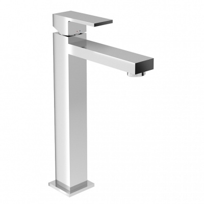 Смеситель для раковины FUTURA однорычажный высокий без донного клапана 3/8, хром Смеситель для раковины FUTURA однорычажный высокий без донного клапана 3/8, хром