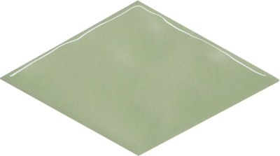 Декор Риад зелёный светлый глянцевый 13,5x7,8x0,9