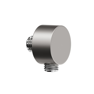 Вывод для воды OLE для душевого гарнитура, титановый атласный