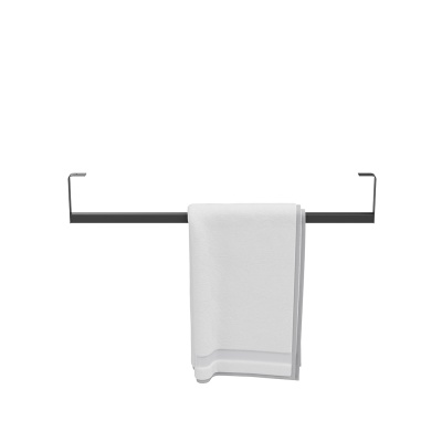 Держатель для полотенец к раковинам Logica/Лоджика 70 с крепежом, черный матовый Держатель для полотенец к раковинам Logica/Лоджика 70 с крепежом, черный матовый