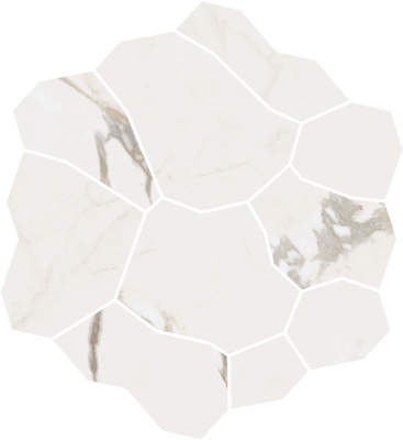 Декор Марсель наборный бежевый светлый глянцевый обрезной 31,5x34,2x0,9