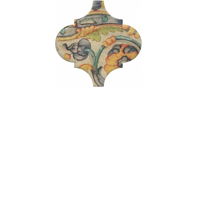 Декор Арабески котто орнамент матовый 6,5x6,5x0,7