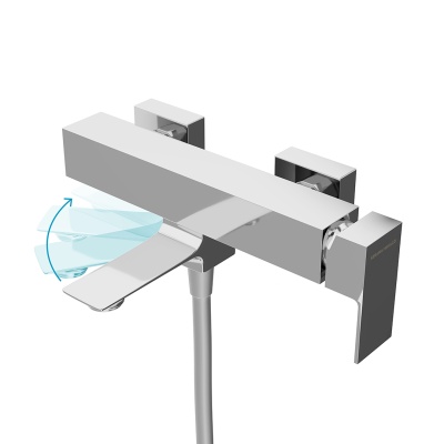 Смеситель FIORETTO для ванны с душевой лейкой, шлангом и держателем, хром Смеситель FIORETTO для ванны с душевой лейкой, шлангом и держателем, хром