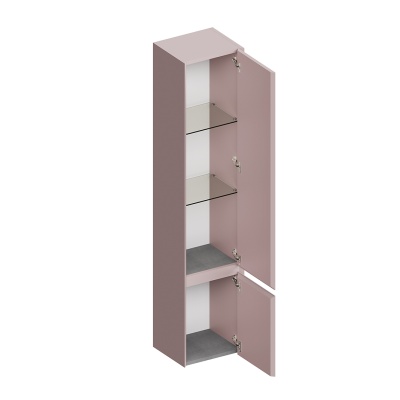 Пенал CUBO подвесной правый 165, мальва матовый