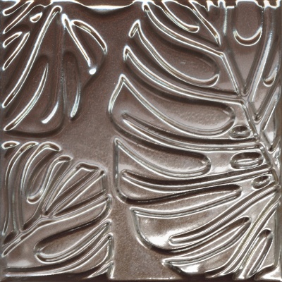 Декор Агдаль 2 металл глянцевый структура 15x15x0,9