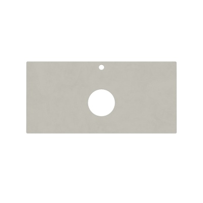 Столешница для накладных раковин Про Чементо 100, серый светлый натуральный Столешница для накладных раковин Про Чементо 100, серый светлый натуральный