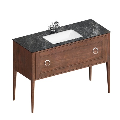 Тумба Plaza Classic/Плаза Классик напольная 1 ящик 120, орех матовый