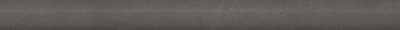 Бордюр Чементо коричневый тёмный матовый обрезной 30x2,5x1,9