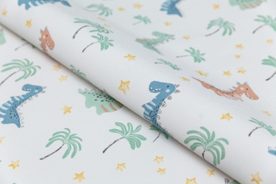 Обои виниловые на флизелиновой основе Уик-энд мотив, разноцветный дино