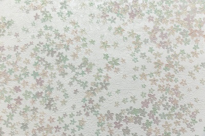 Обои виниловые на флизелиновой основе Апрель мотив 1, белый цветной
