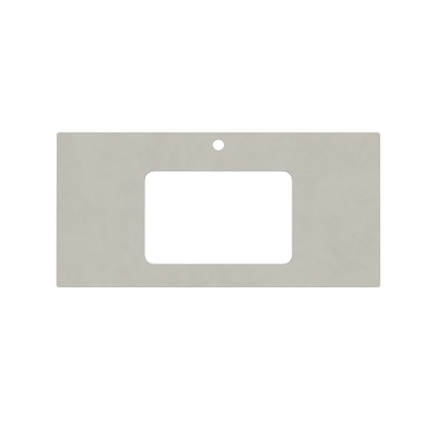 Столешница для раковин, встраиваемых снизу, Про Чементо 100, серый светлый натуральный Столешница для раковин, встраиваемых снизу, Про Чементо 100, серый светлый натуральный