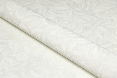 Обои виниловые на флизелиновой основе Мираж база универсальная, белый, листья Обои виниловые на флизелиновой основе Мираж база универсальная, белый, листья