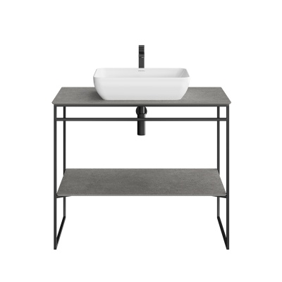 Металлическая структура Plaza Next/Плаза Некст напольная 100, черная матовая Металлическая структура Plaza Next/Плаза Некст напольная 100, черная матовая