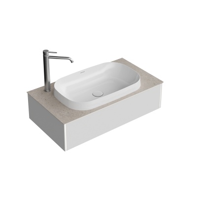 Тумба Magica/Маджика подвесная 90, 1 ящик, утренний серый матовый Тумба Magica/Маджика подвесная 90, 1 ящик, утренний серый матовый