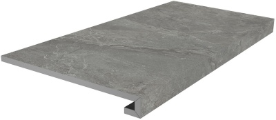 Ступень клеёная Риальто серый тёмный матовый 33x80x0,9 Ступень клеёная Риальто серый тёмный матовый 33x80x0,9