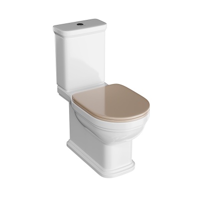 Сиденье Pompei/Помпеи быстросъемное с механизмом плавного опускания, камео бежевый Сиденье Pompei/Помпеи быстросъемное с механизмом плавного опускания, камео бежевый