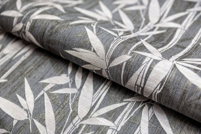 Обои виниловые Бамбук мотив, серый Обои виниловые Бамбук мотив, серый