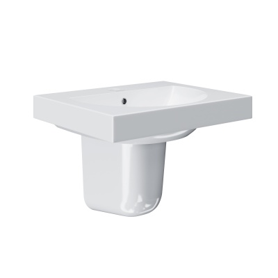 Полупьедестал Pro/Про подвесной, белый глянцевый