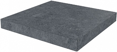 Ступень угловая клееная Роверелла серый темный 33x33x1,1